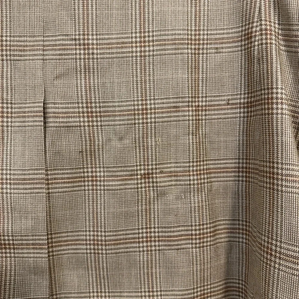 Jos A Bank 42S Plaid Check Silk & Wool Blazer Jacket ~ Career Work Business